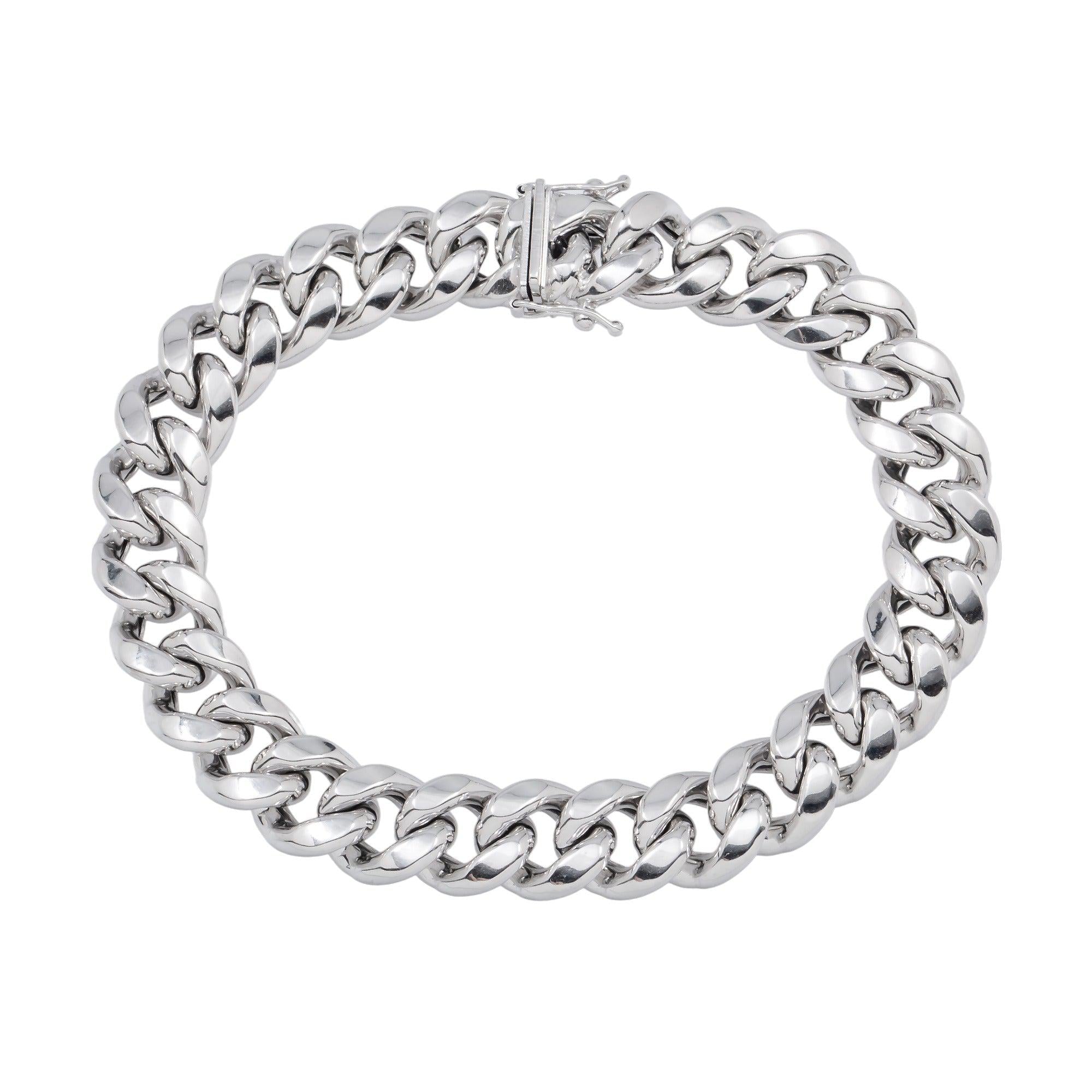 10K GOLD HOLLOW 11.34MM CUBAN LINK BRACELET
