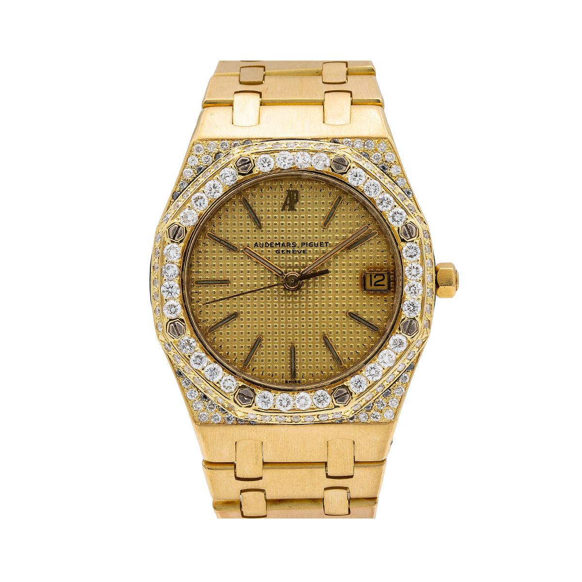 Audemars Piguet Royal Oak 4100 36MM Champagne Dial With Yellow Gold Bracelet