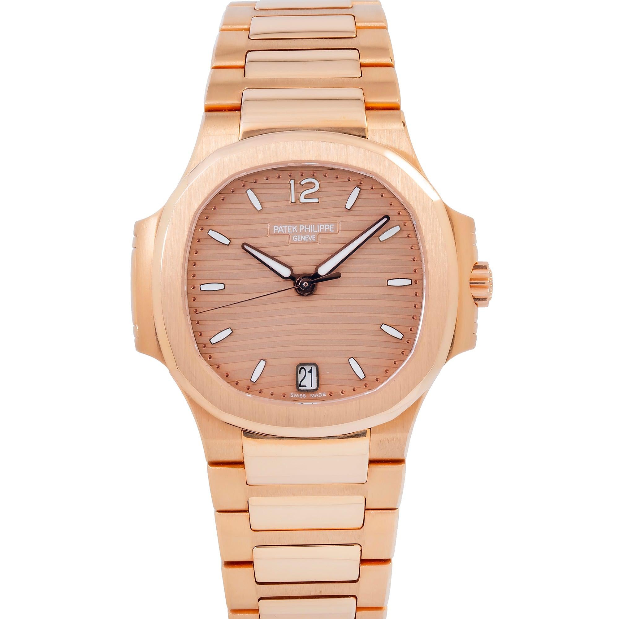 Patek Philippe Nautilus 7118/1R-010 35.2MM Golden Brown Opaline Dial